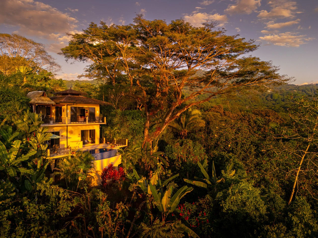 Canto Del Mar, Villa 3, Front Ridge Full Sunset Ocean and Jungle Views!: Mountain Villa For Sale in Dominicalito - Gallery image 13