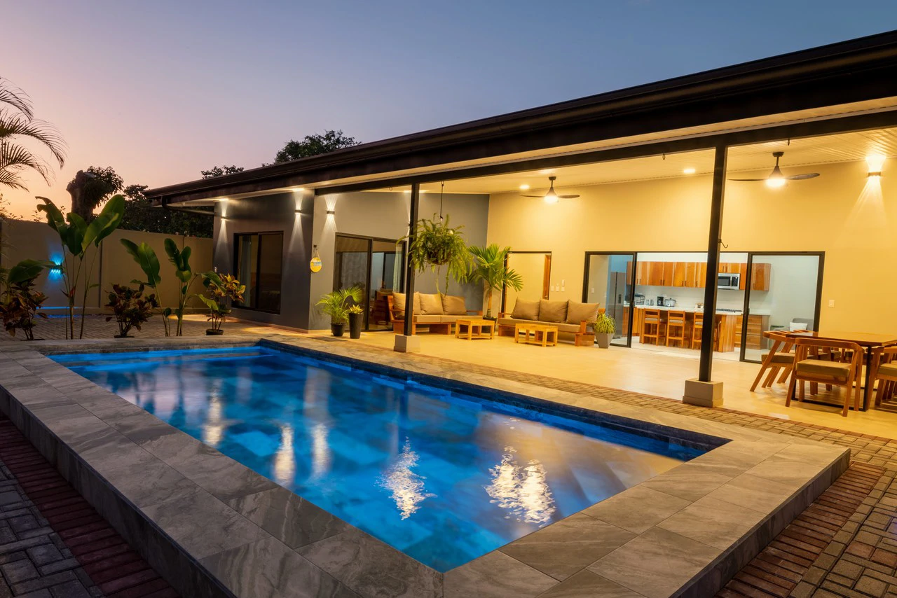 Modern Coastal Luxury: New 3-Bedroom Home Steps from South Pacific Beach: Near the Coast House For Sale in Uvita - Gallery image 49