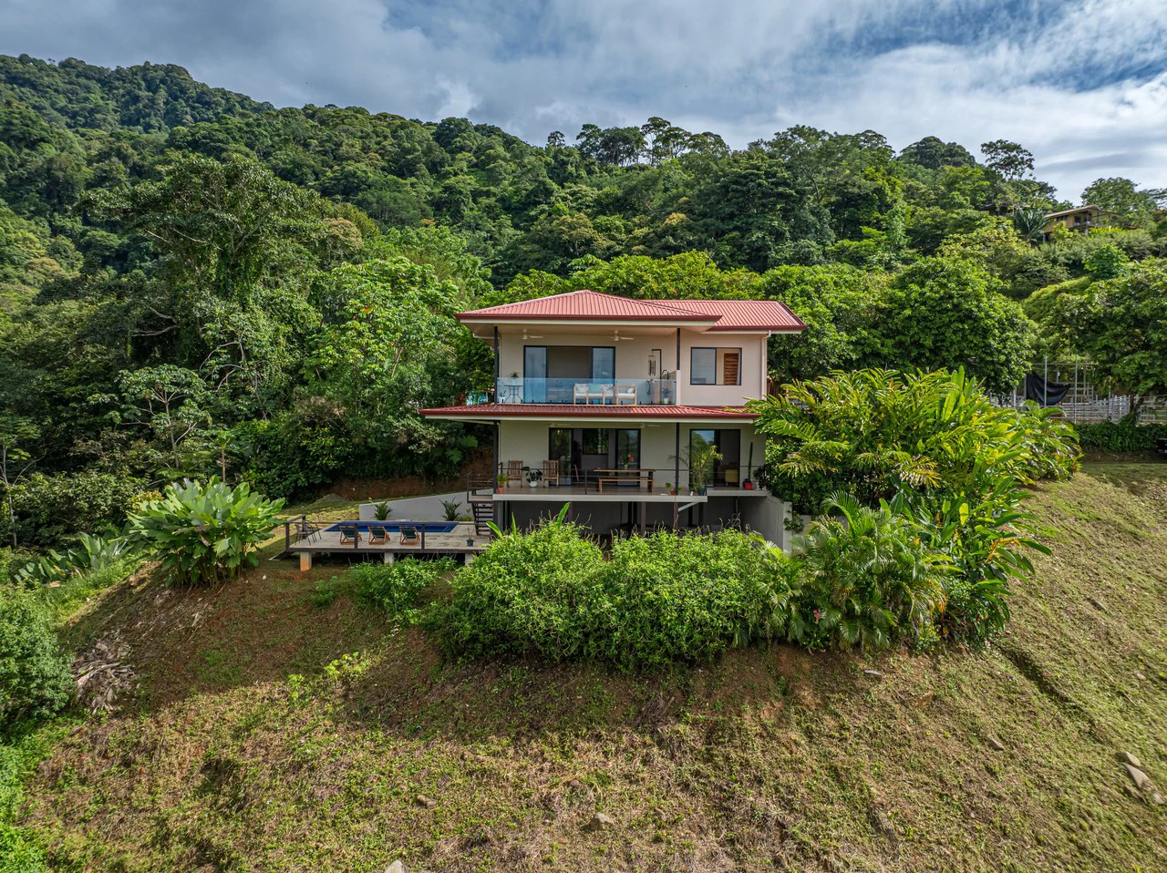 Ocean View Home with Cano Island And Whale Tail Views | San Josecito: Mountain House For Sale in Ojochal - Gallery image 3