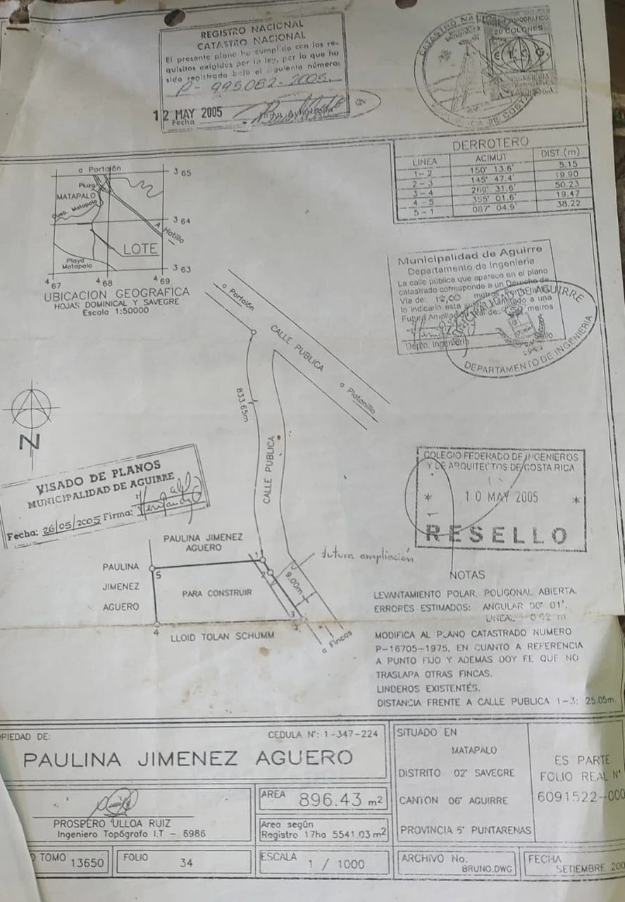 Prime Lot Just 350 Meters from Matapalo Beach – Ideal for Commercial or Residential Development: Near the Coast Development Parcel For Sale in Matapalo - Gallery image 14