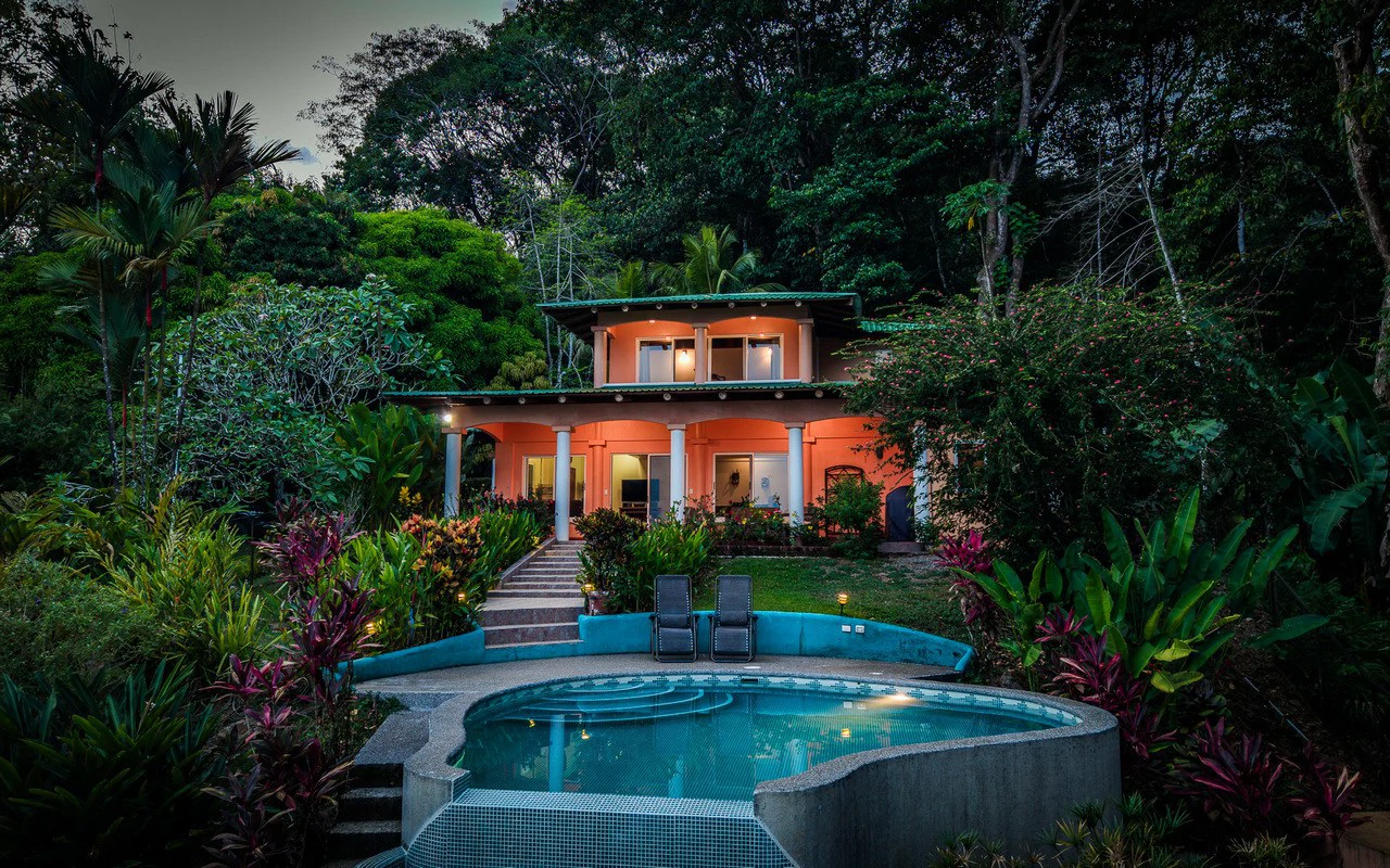 Whale's Tail Ocean View Estate with Extra Lot in Between Uvita and Dominical