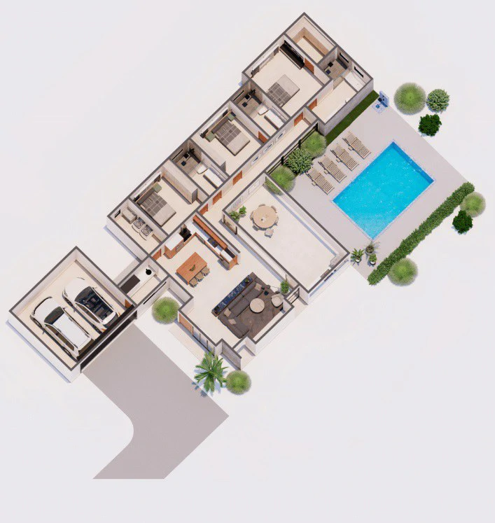 House Standard #47: Modern house for sale with private pool in Reserva Conchal - Gallery image 4
