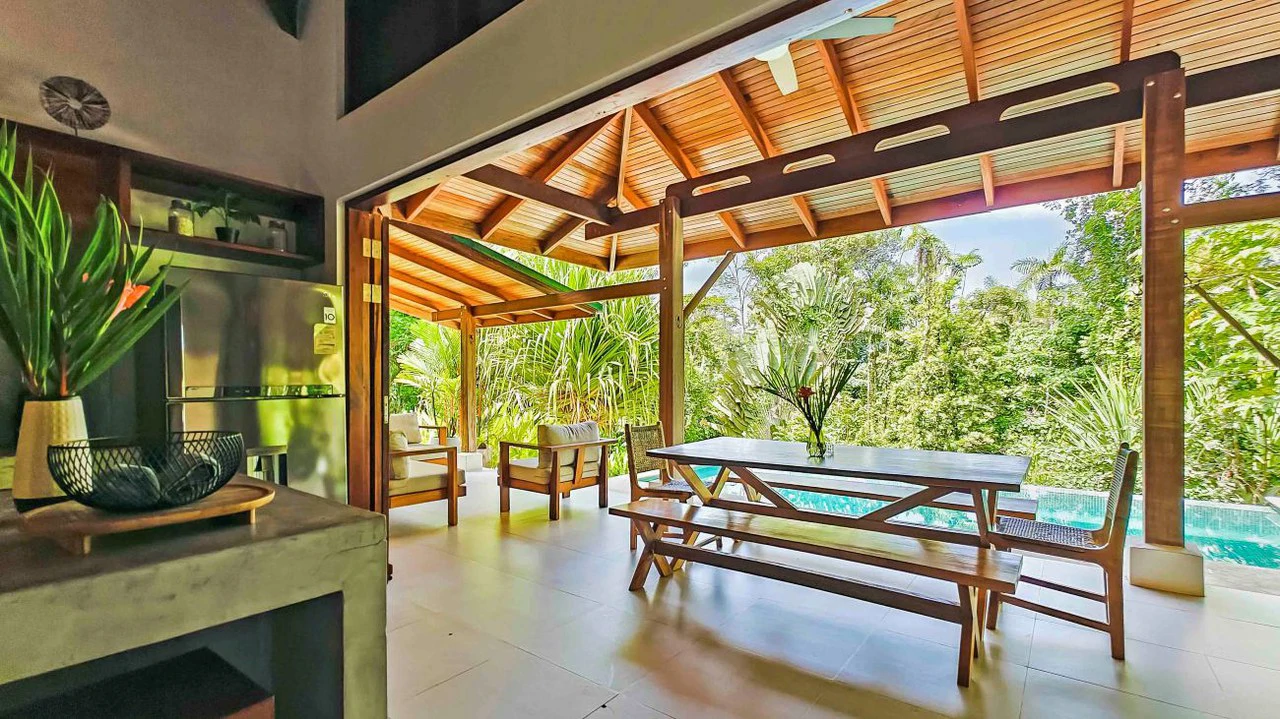 ID 498 - 3 Bd/3Ba w/Pool on 21,000m2 Lot, Punta Uva: Hilltop Estate with Expansive Outdoor Living, Infinity Pool, and Solar Power on 2.1 Hectares of Titled Land - Gallery image 8