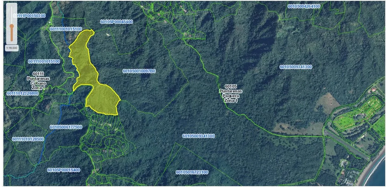 58 hectares: Ocean View Development Land for Sale in Tambor Costa Rica – 58 Hectares on the Nicoya Peninsula