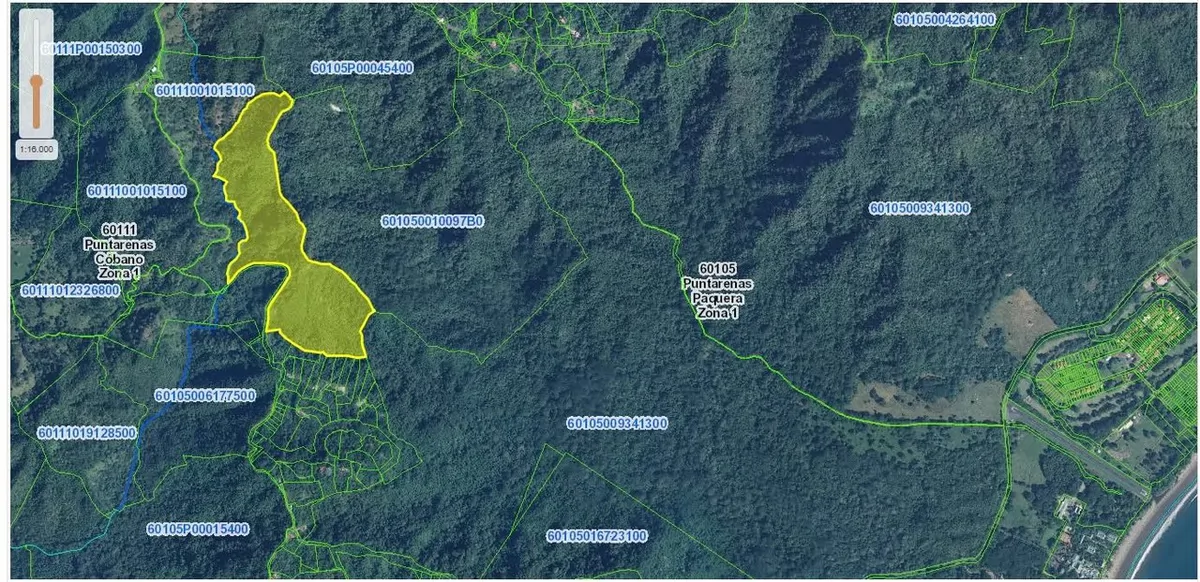 $2,200,000USD  hectares: Ocean View Development Land for Sale in Tambor Costa Rica – 58 Hectares on the Nicoya Peninsula