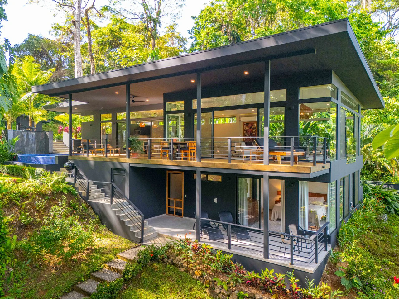 Escaleras Modern Elegance with Ocean Window Views and Jungle Tranquility, Dominical Costa Rica - Gallery image 9
