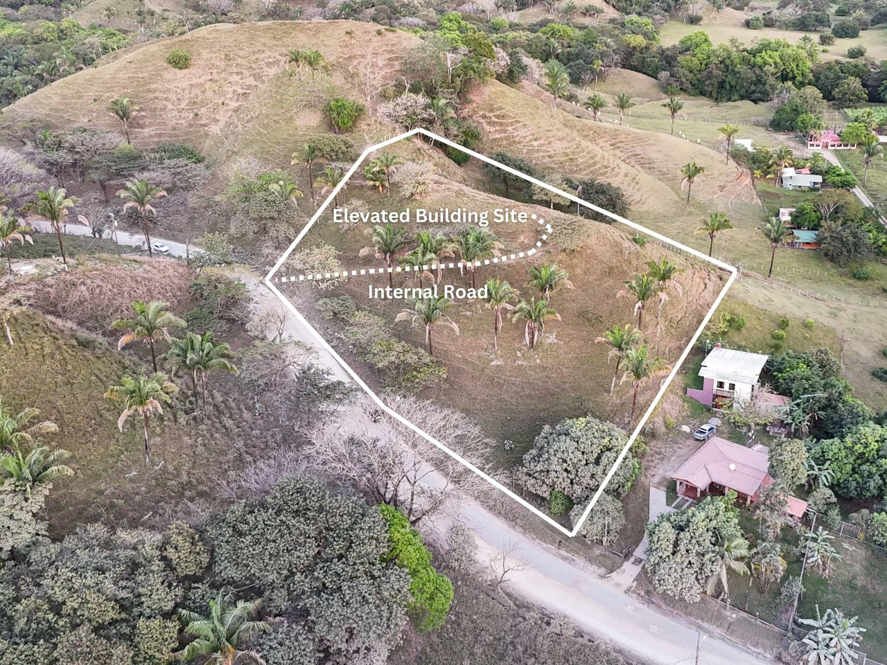 Lote Las Palmas - 1 Hectare lot a short distance to 3 beaches: Countryside Home Construction Site For Sale in Playa Samara - Gallery image 4
