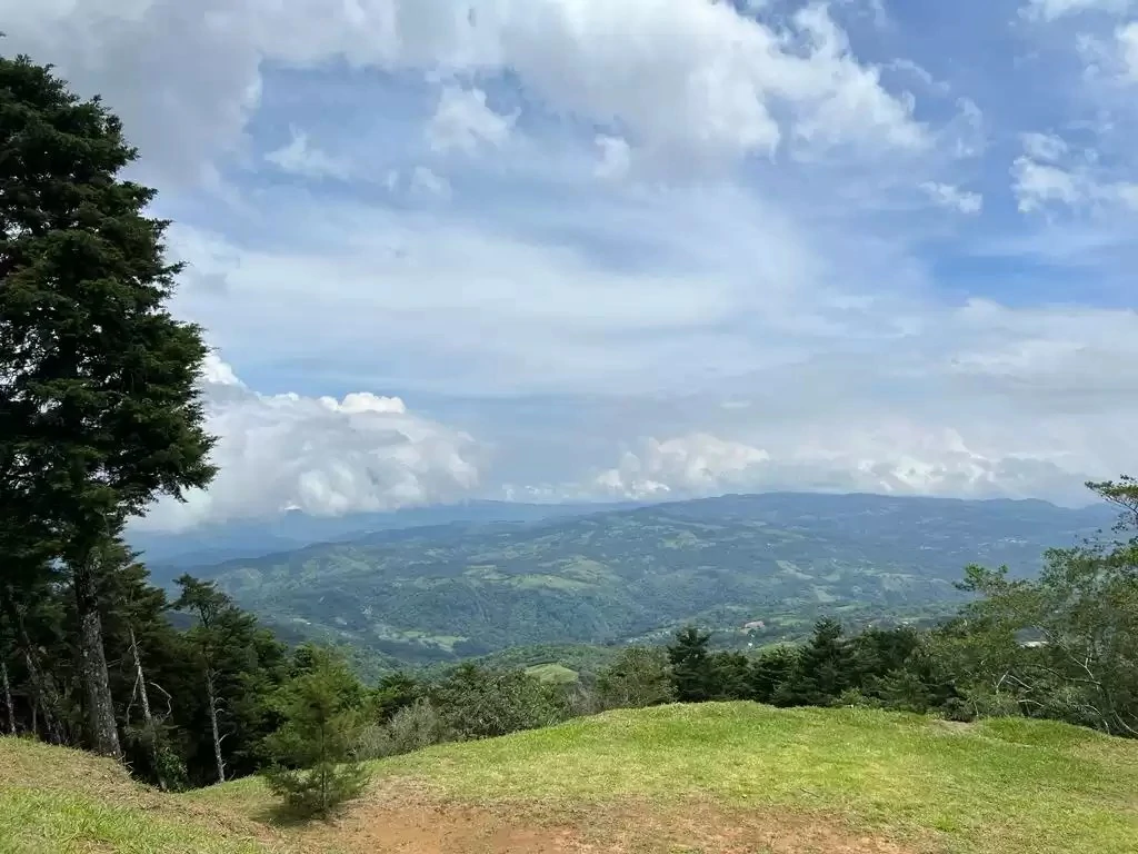The lot with breathtaking views is for sale in San Ramon de Santiago
