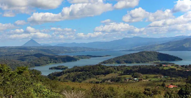 BREEZY HILLS: Lake and Volcano view lot with container cabin