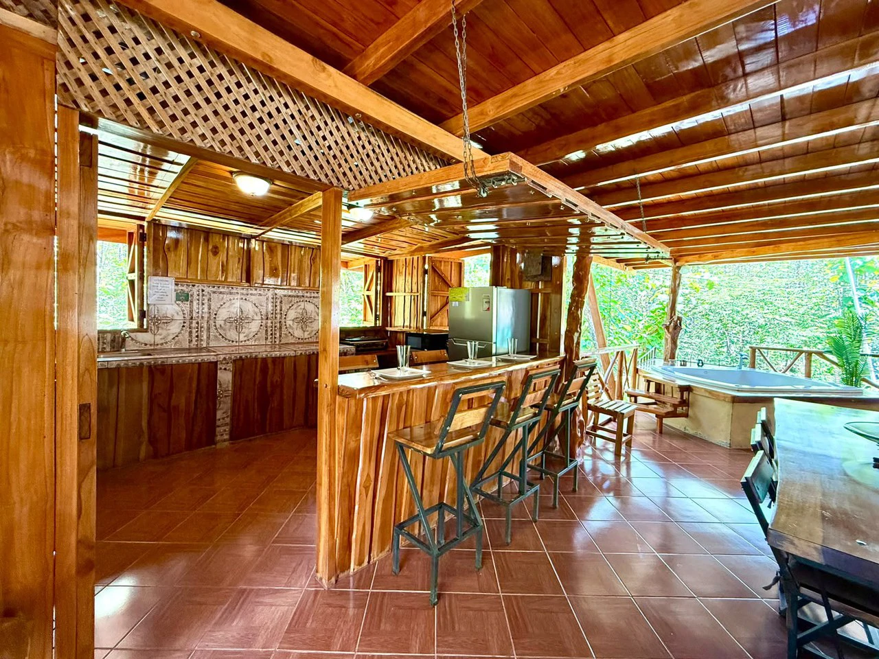 Cobano Jungle Lodge: Santa Fe de Cobano, Costa Rica  Tropical Home with Guest House,  Airbnb Potential & Jungle Privacy ONLY $249,000 USD! - Gallery image 12