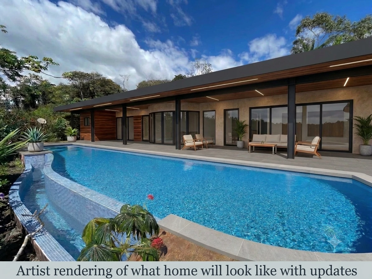 5.2 ACRES – 2 Bedroom Home With 60 Ft Infinity Lap Pool, 1 Bedroom Guest House, Fabulous Ocean View, Mature Fruit Trees!!! - Gallery image 37