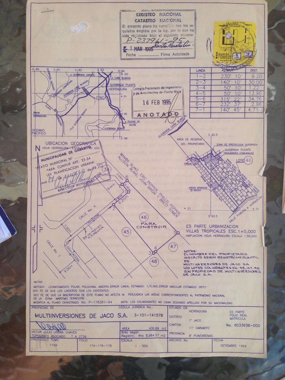 Prime Land for Construction in Costa Rica: Ready-to-Build Lot in Playa Herradura, Garabito: Lot near the Beach Playa Herradura Costa Rica - Gallery image 10