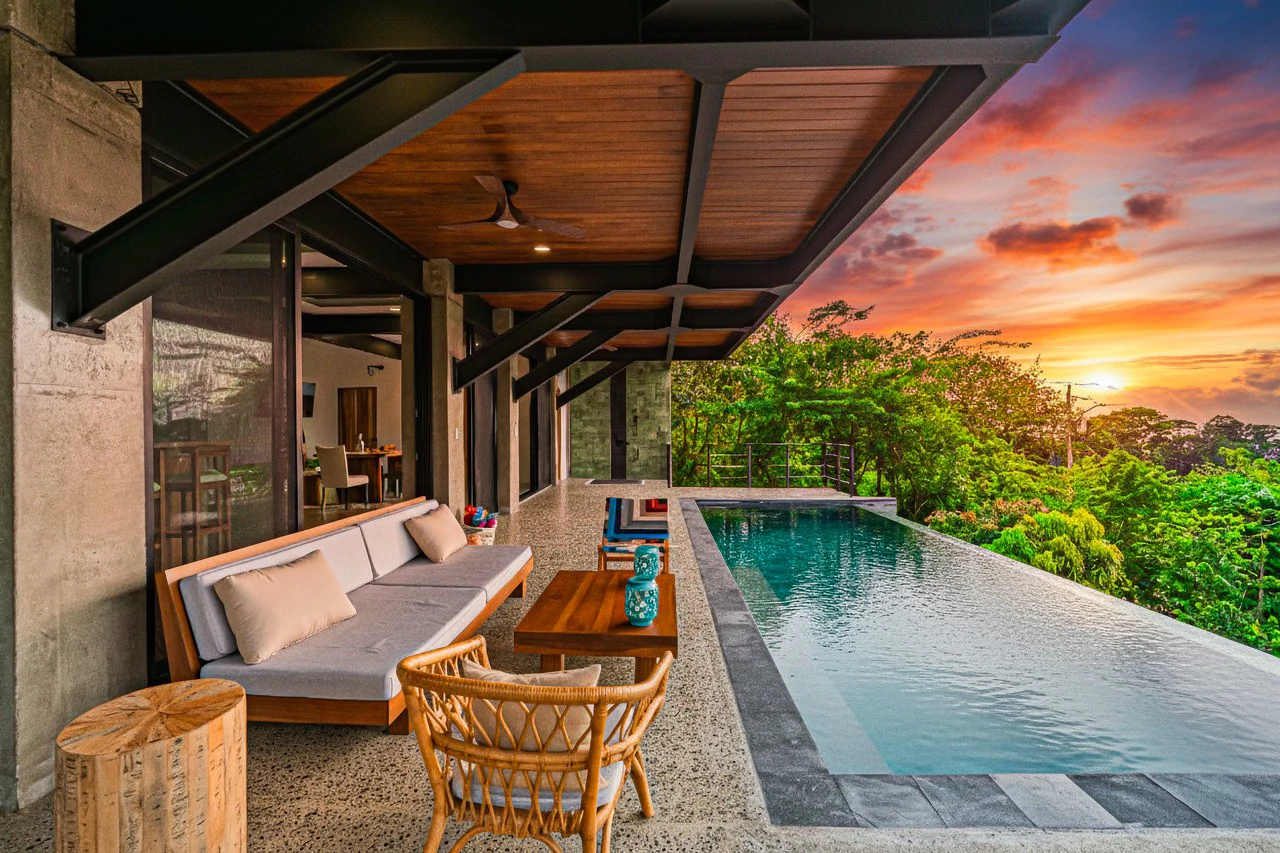 Casa Las Brisas Stunning Whale’s Tail Ocean View Home in Uvita
