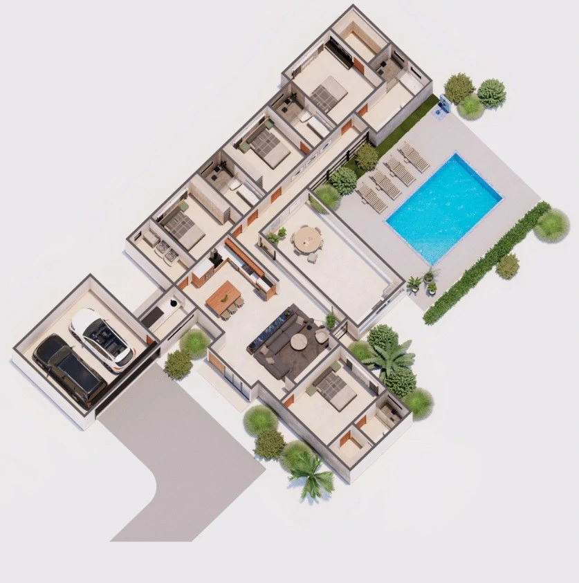 House Standard  #37: Luxurious house for sale with a private pool near the sea in Reserva Conchal. - Gallery image 2