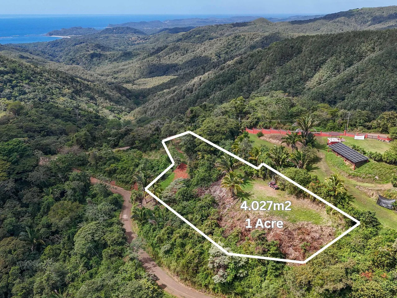 Lote Tres Palmas: Stunning Ocean View lot with 2 Platforms