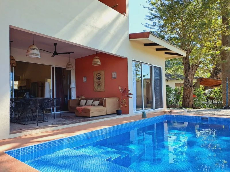 Casa Sabana: Price Drop! Charming New Two-Story Home with Pool, 5 Minutes from Samara Town and Beach