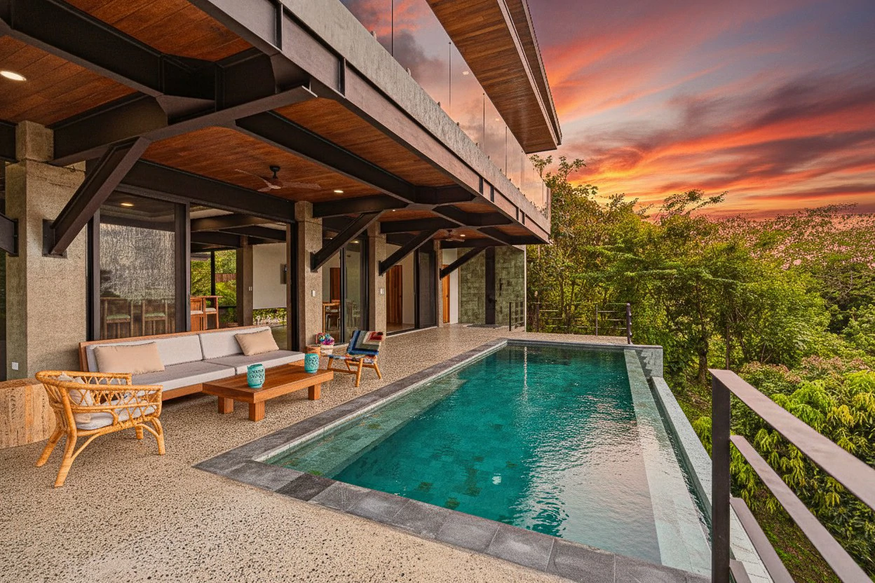 Casa Las Brisas Stunning Whale’s Tail Ocean View Home in Uvita - Gallery image 8