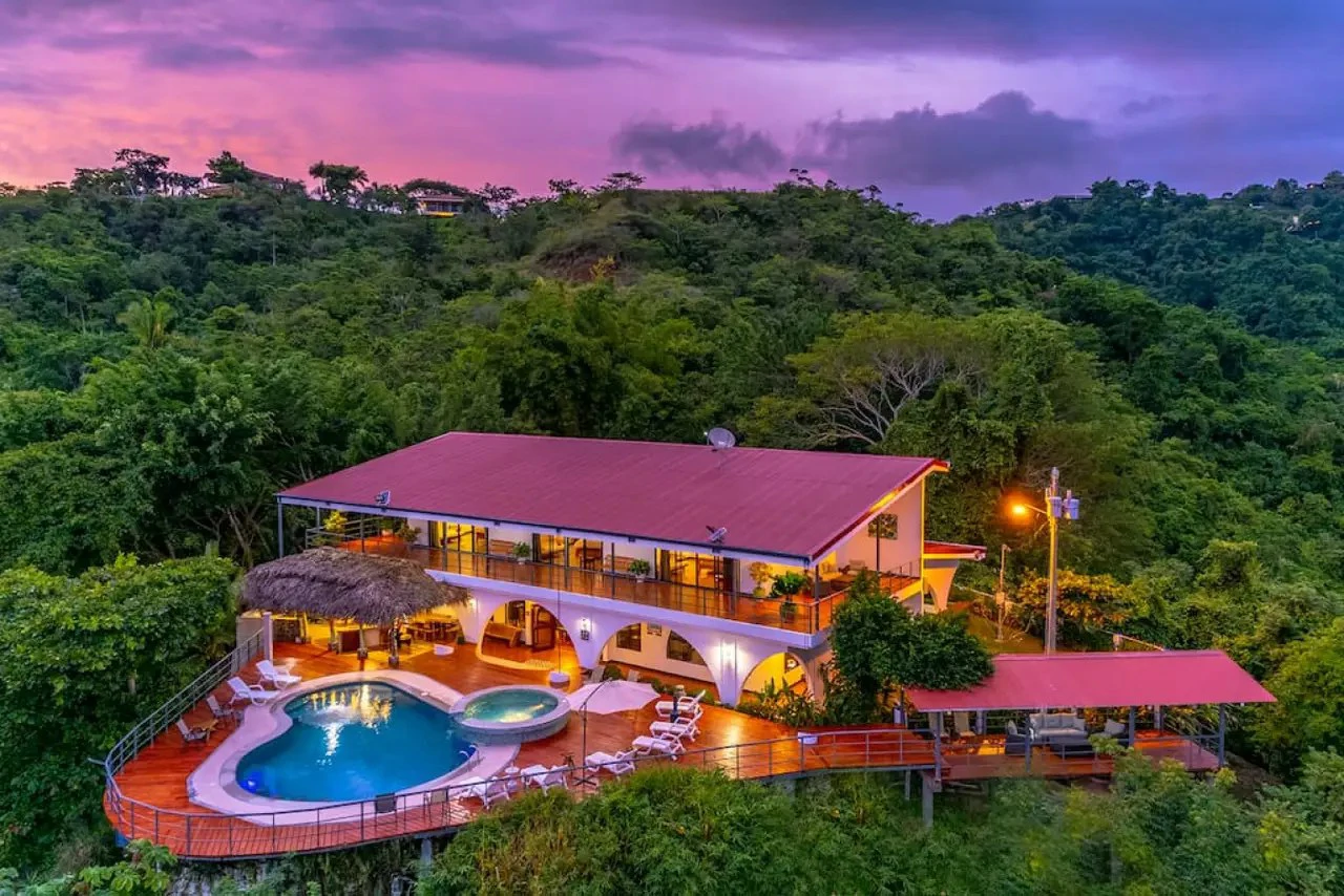 Astonishing Villa Cielo in Playa Hermosa!: Panoramic Ocean Views from a Luxurty Vacation Rental Powerhouse