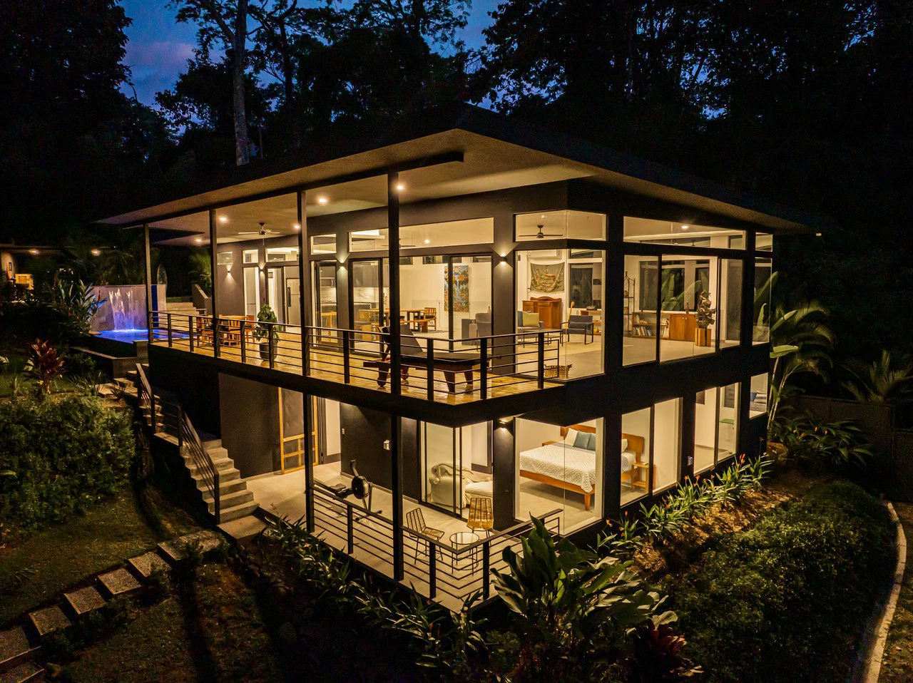 Escaleras Modern Elegance with Ocean Window Views and Jungle Tranquility, Dominical Costa Rica - Gallery image 2