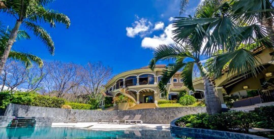 Paradise awaits you at Tropical Palace Villa Real Santa Ana luxury home for sale