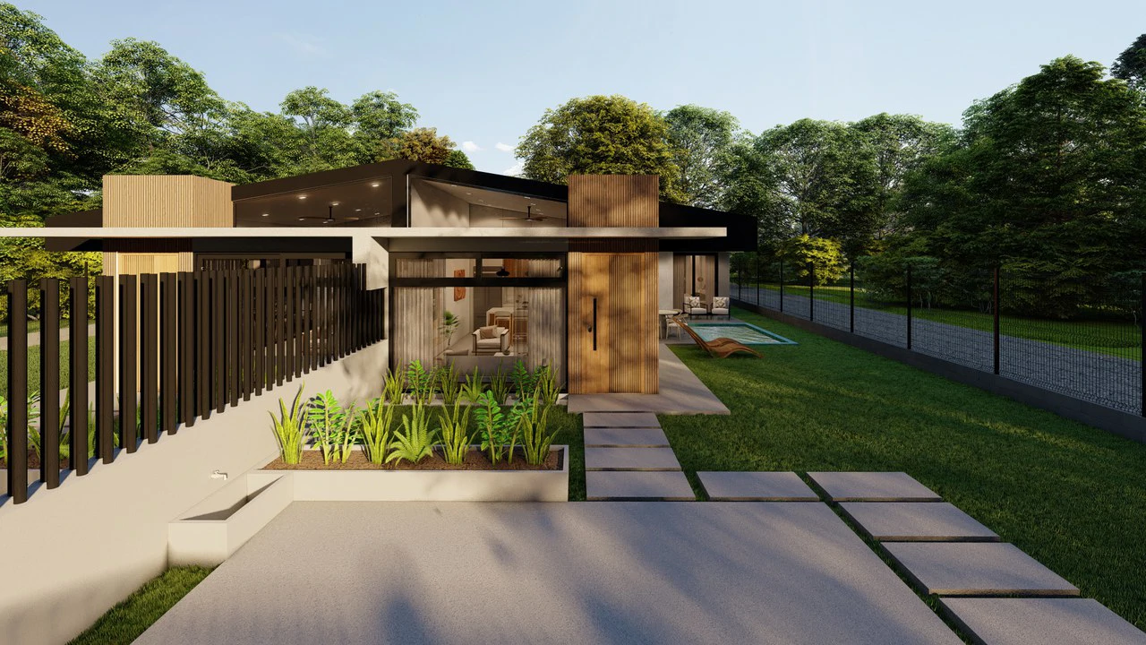 Jana Villas: In-Process Pool Home in Central Ojochal
