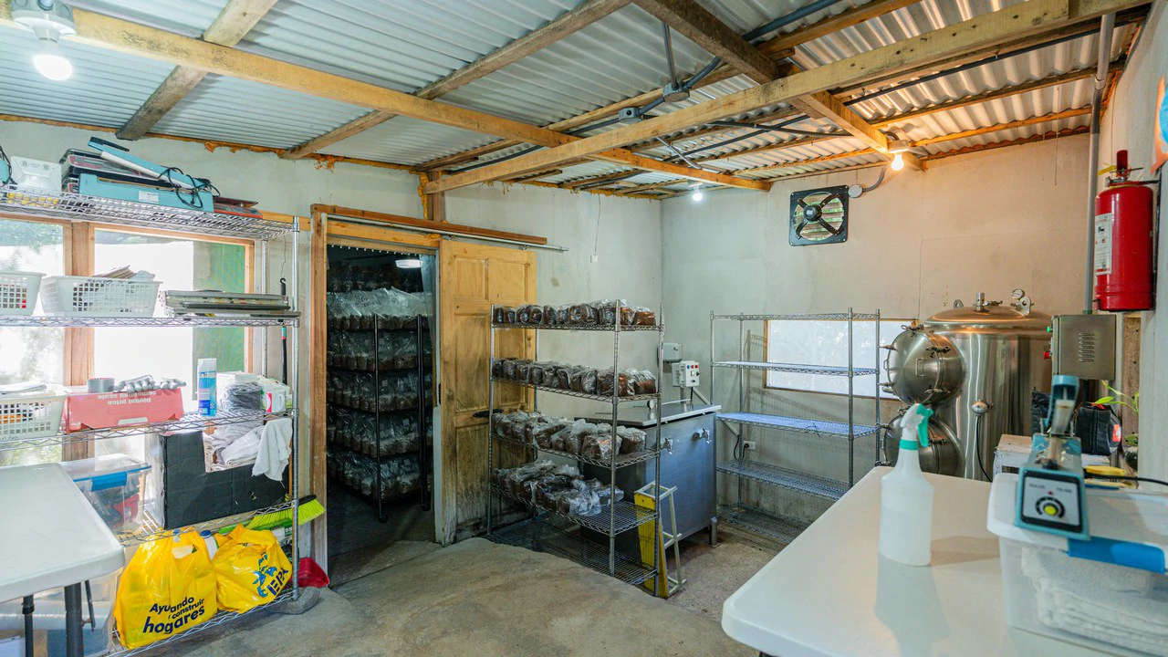 Riverfront Mushroom Farm & Private Waterfall Residence in Orosi - Gallery image 43