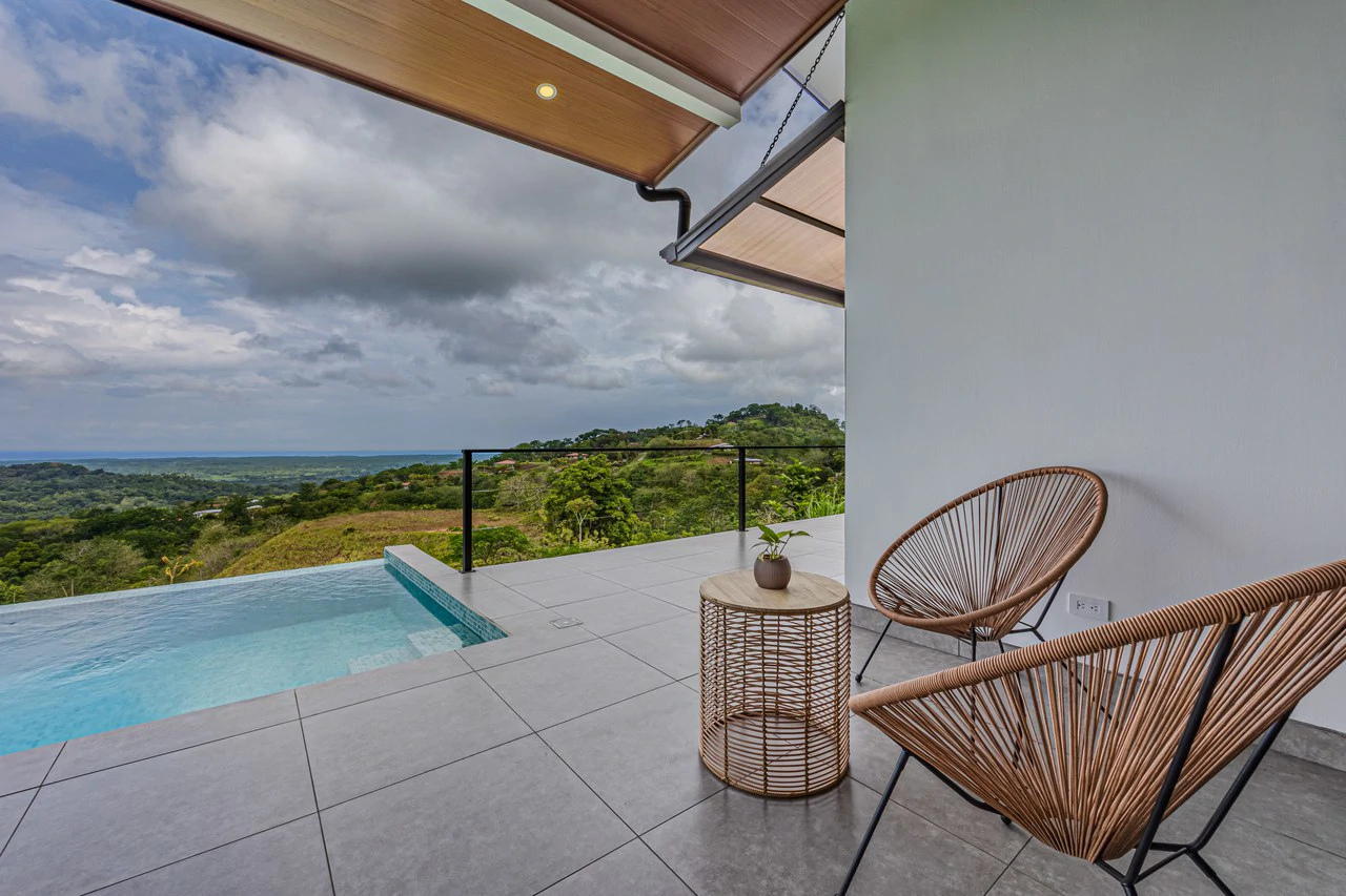 CHONTALES NEW VILLA WITH PANORAMIC OCEAN AND MOUNTAINS VIEWS: Mountain Villa For Sale in Ojochal - Gallery image 23