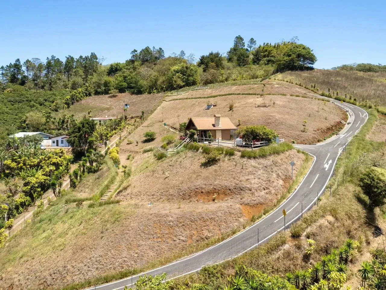 Mountain Home Construction Site For Sale in San Ramón