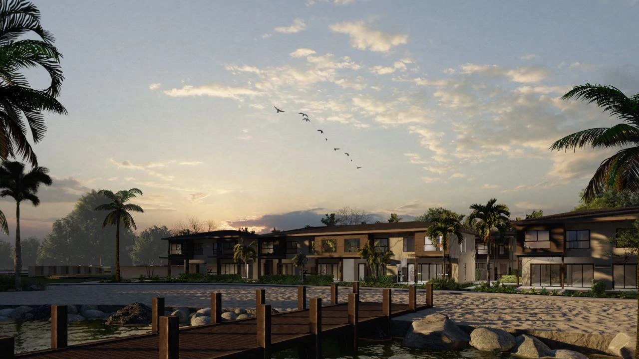 Townhouse B. FF19: Fabulous Pre-construction Townhouse with Pool in an Exclusive Community Near the Sea - Gallery image 7