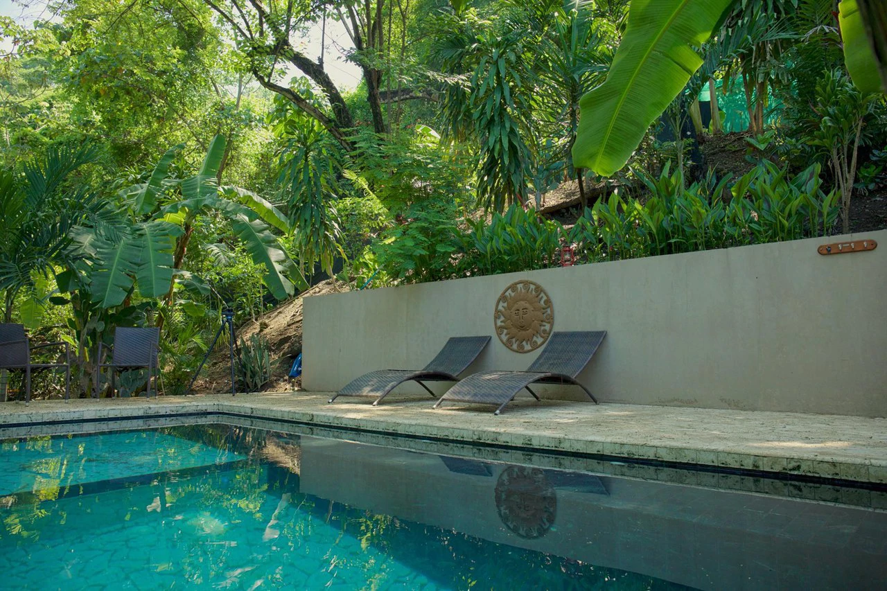 Property with 3 homes and pool: Tropical Gardens steps to the Beach in Mal País and minutes to Santa Teresa - Gallery image 3