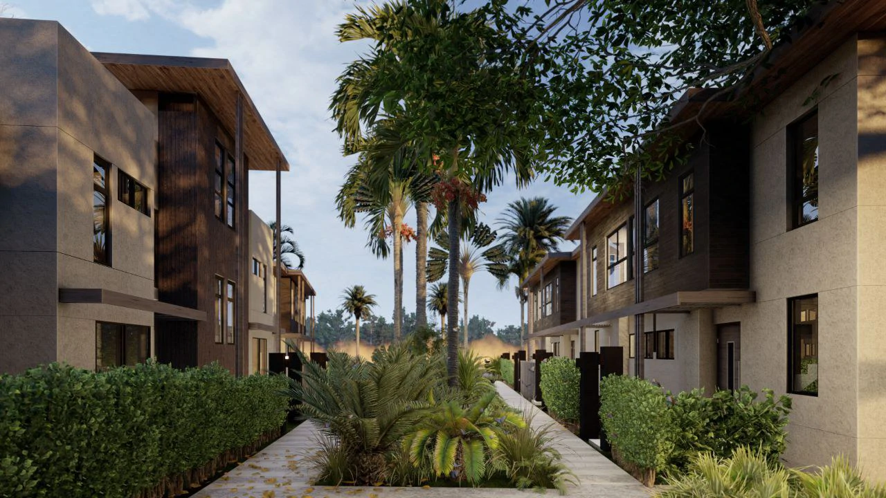 Townhouse B. FF10: Fabulous Pre-construction Townhouse with Pool in an Exclusive Community Near the Sea - Gallery image 4