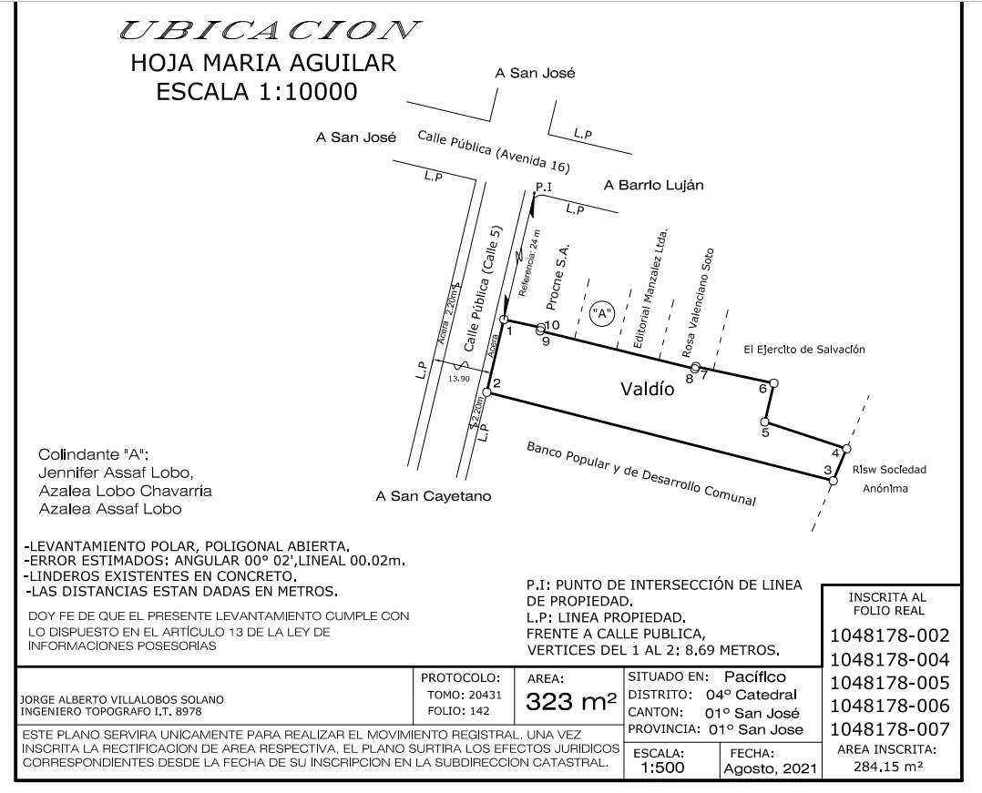 LOTE EN EL CENTRO DE SAN JOSE: Home Construction Site For Sale in Centro - Gallery image 10
