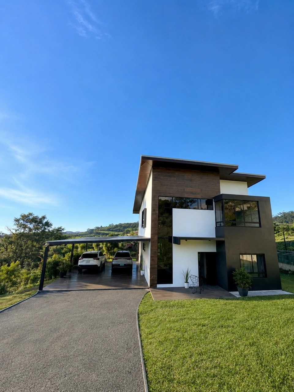 Casa 40 Grecia: Modern 4-BR Country Estate in Grecia | 4-Car Covered Garage, Solar Hot Water, First-Floor Bedroom & River Trails