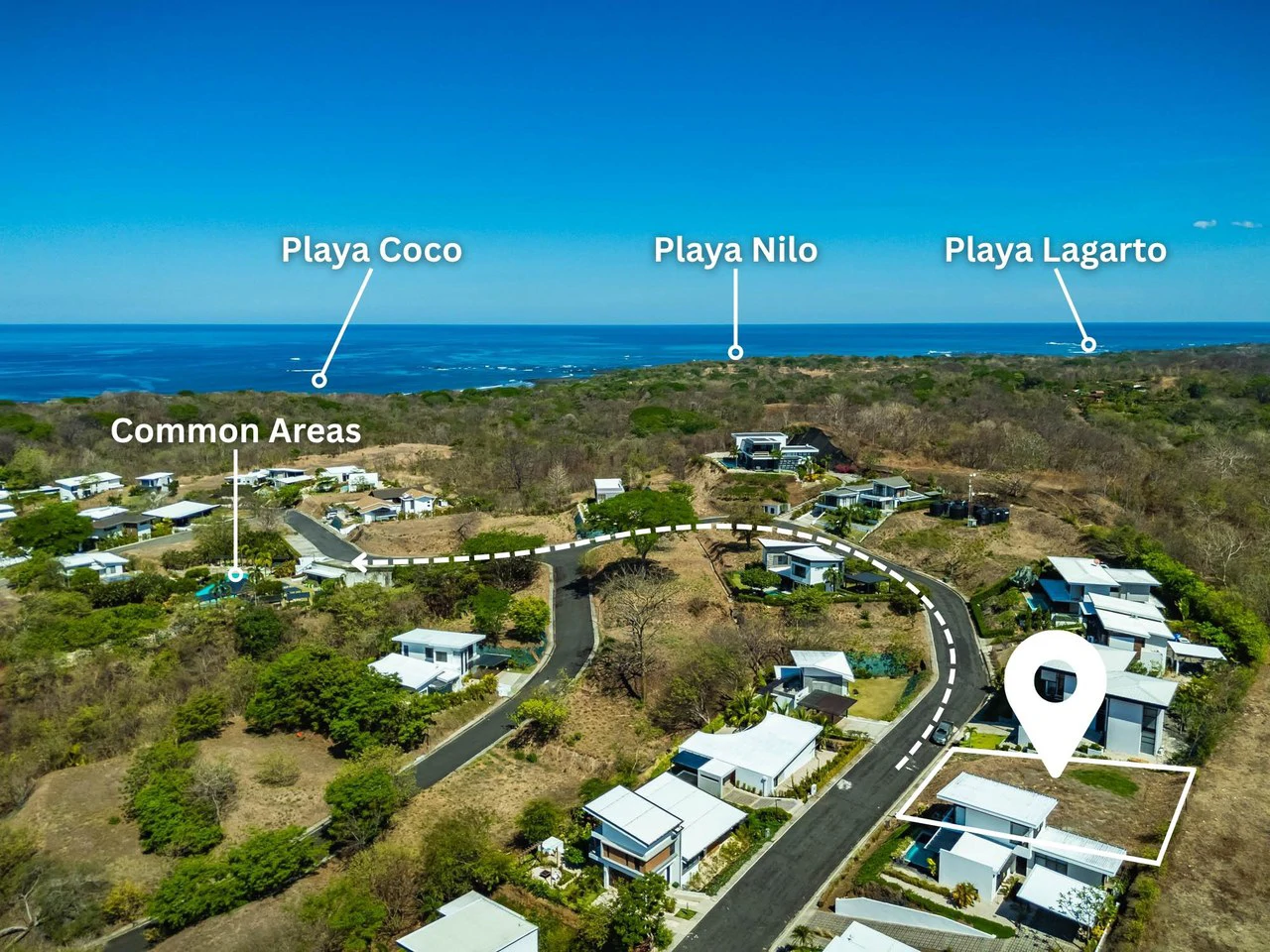 Lomas del Sol #37: Ocean View Lot in Gated Community Near Surf