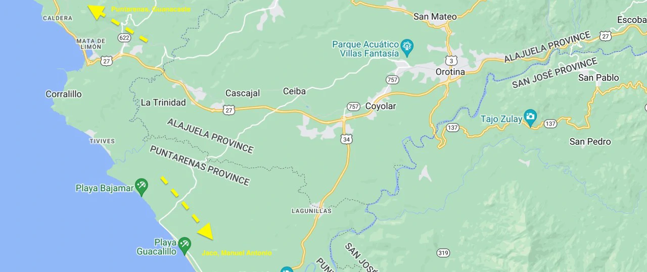 Lote Coyolar, Frente a rt 27. Orotina, Puntarenas Costa Rica: Lot in front of Highway, Coyolar, Orotina Costa Rica