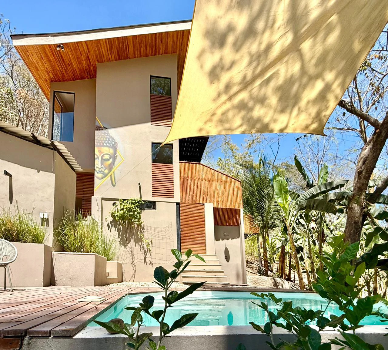 Casa Buddha (Casa Buda): Modern Tropical Home with Pool Near the Beach in Costa Rica  $365,000