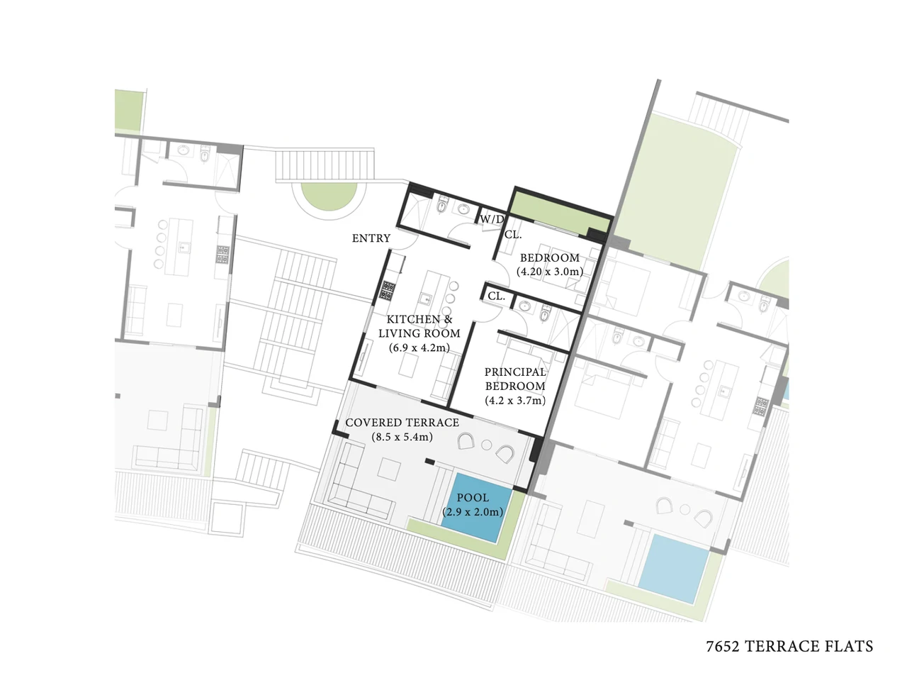 Terraced Flats 7652: Brand New 2 Bedroom Ocean View Condo in Las Catalinas' newest section - Gallery image 18