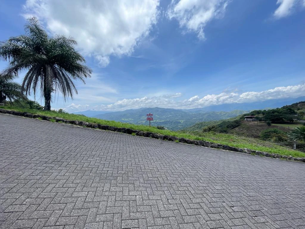 Lot for sale in residential Vista Mar Ocean and mountain view between San Mateo and Orotina Alajuela Costa Rica