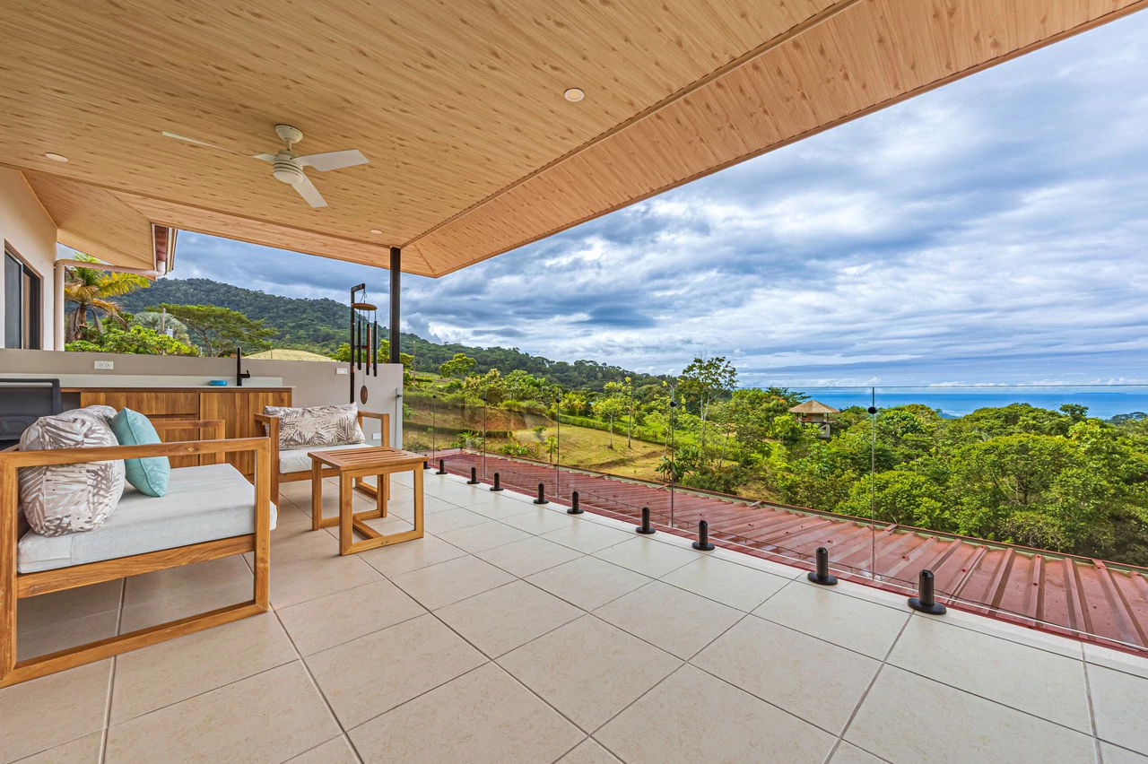 Ocean View Home with Cano Island And Whale Tail Views | San Josecito: Mountain House For Sale in Ojochal - Gallery image 20
