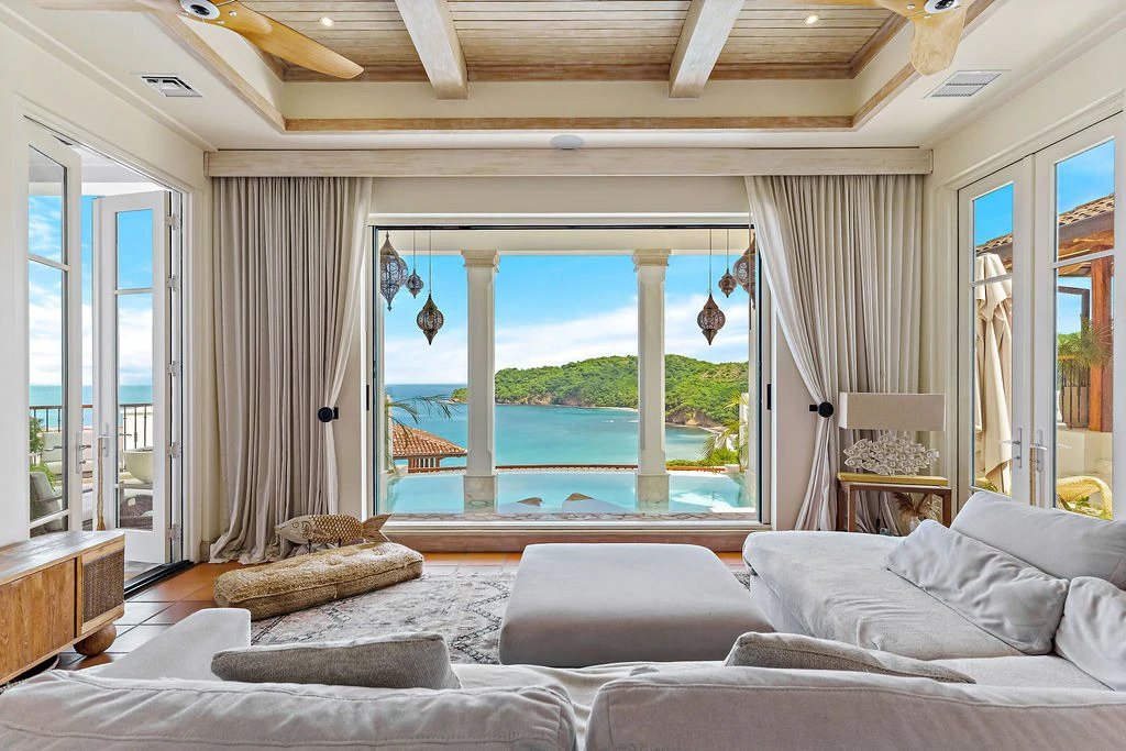Villa Santorini: Four-level Oceanview Estate Nestled in the Hillside of Las Catalinas—Costa Rica’s Premier Car-free Beach Town.