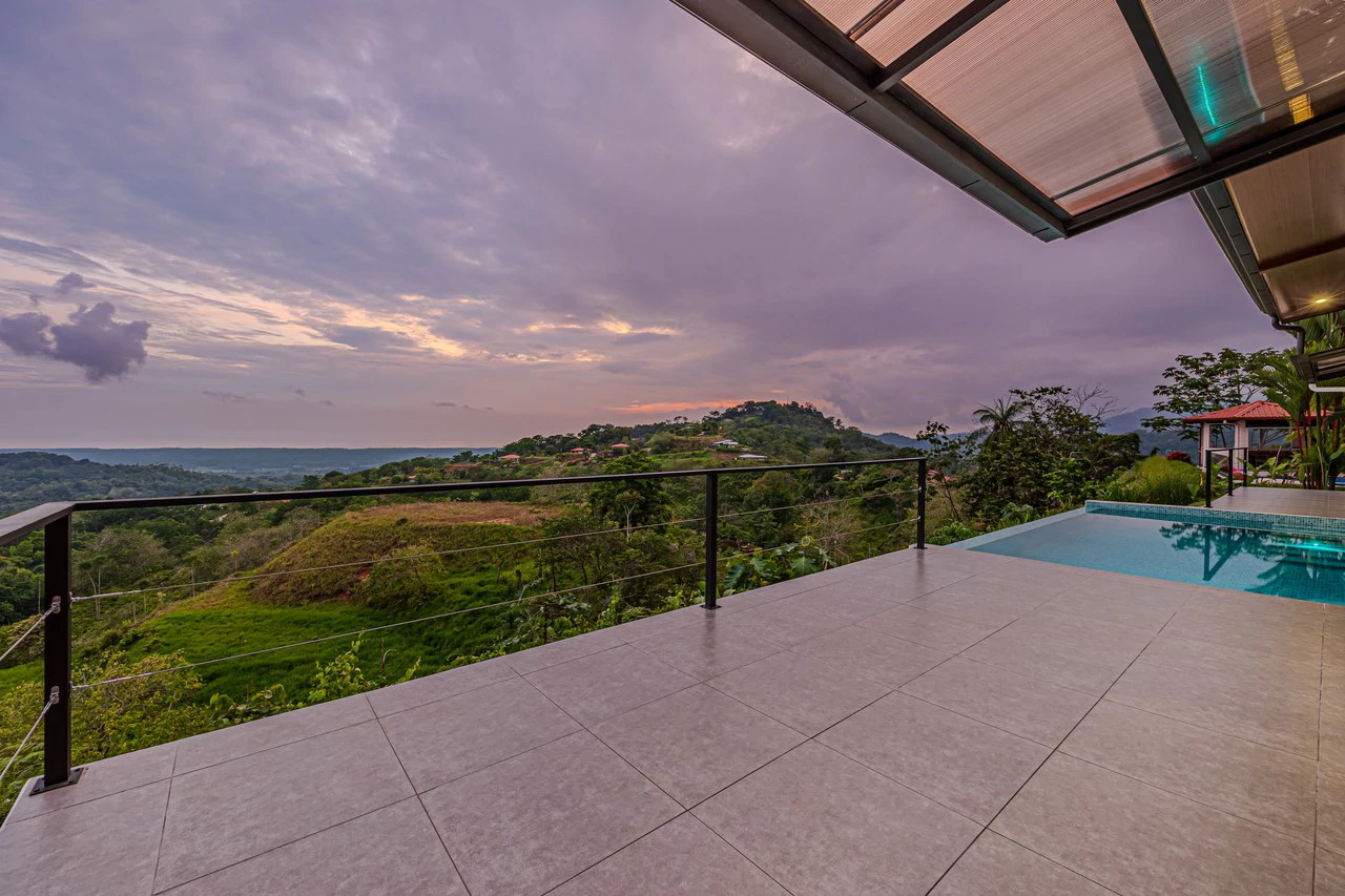 CHONTALES NEW VILLA WITH PANORAMIC OCEAN AND MOUNTAINS VIEWS: Mountain Villa For Sale in Ojochal - Gallery image 50