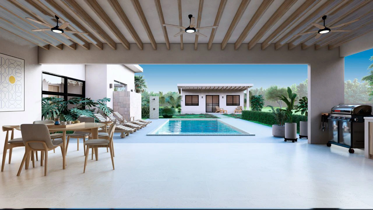 House Standard #47: Modern house for sale with private pool in Reserva Conchal