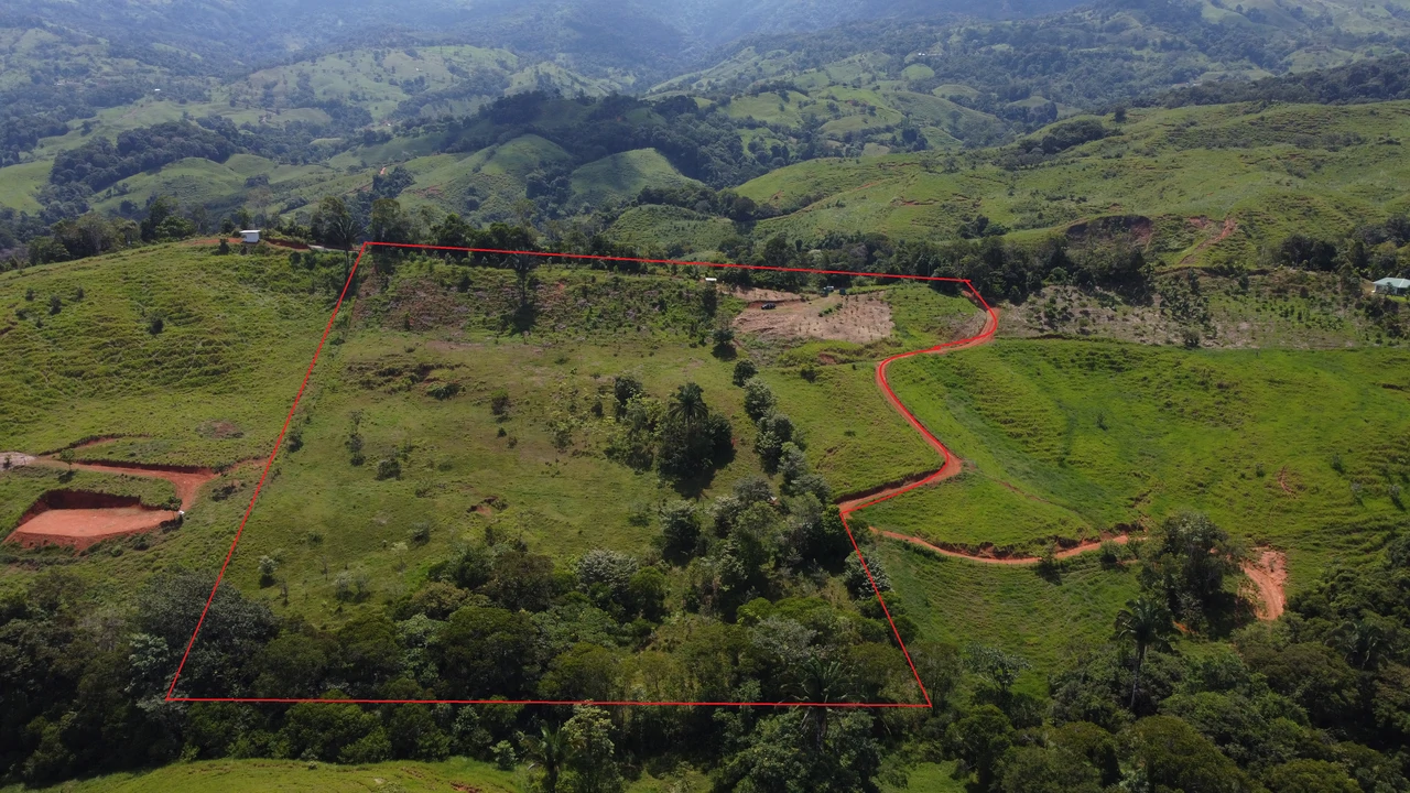 8.78 Acres Mountain View Estate with Water, Infrastructure & Endless Development Potential | Platanillo de Barú, Costa Rica