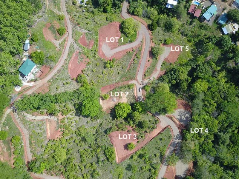 Lotes Alto Domingo - 5 Spacious Residential Lots with Forest and Mountain Vistas, Just 10 Minutes from the Beach: Mountain Home Construction Site For Sale in Sámara - Gallery image 2