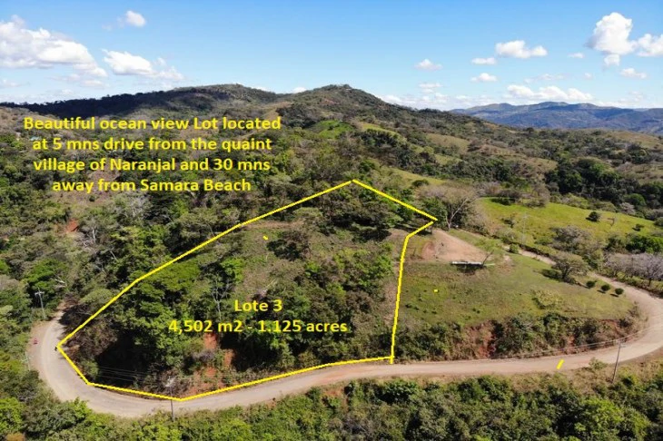LOTES MIRADOR - 3 LOTES: Lotes Mirador, Breathtaking Lots with Stunning Ocean and Mountain Views, Large Building Pads, just 30 minutes from Samara Beach - Gallery image 2