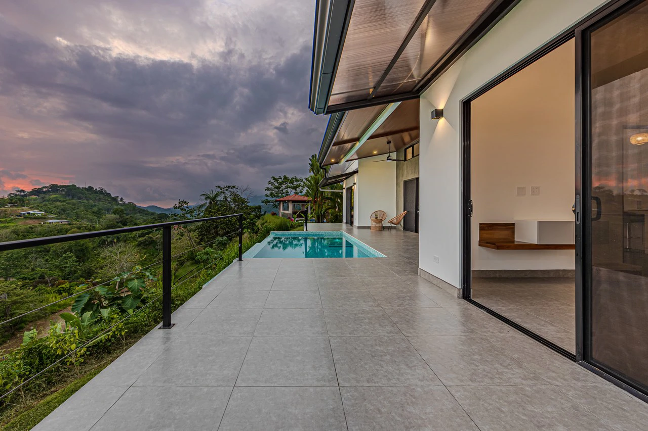CHONTALES NEW VILLA WITH PANORAMIC OCEAN AND MOUNTAINS VIEWS: Mountain Villa For Sale in Ojochal - Gallery image 24