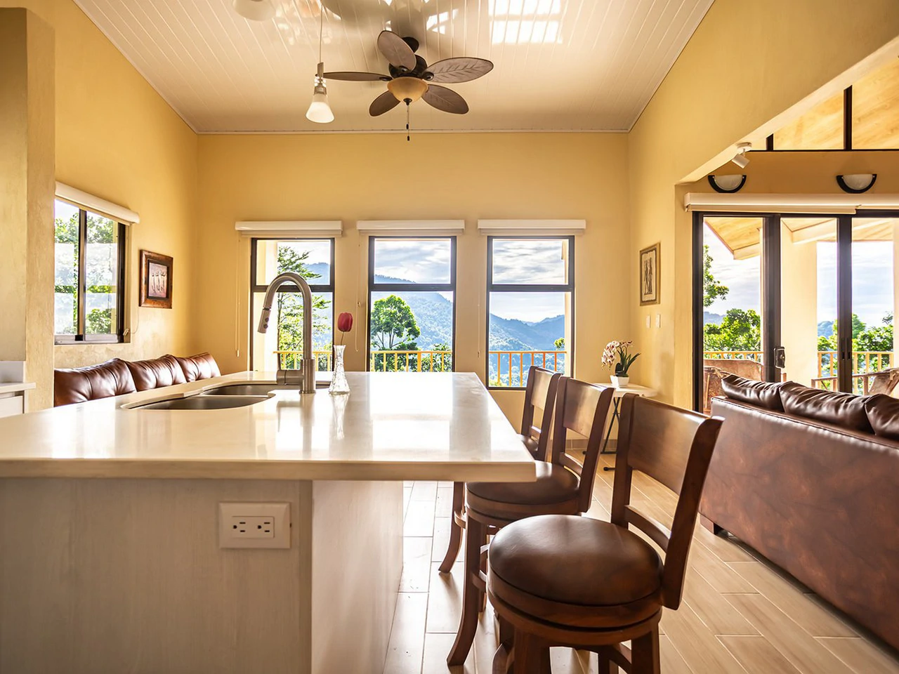 11.25 ACRES- 4 Bedrooms, Two Homes, Panoramic Ocean & Mountain Views With Stream, 30+ Fruit Trees, 40 Minutes to Quepos!!! - Gallery image 30