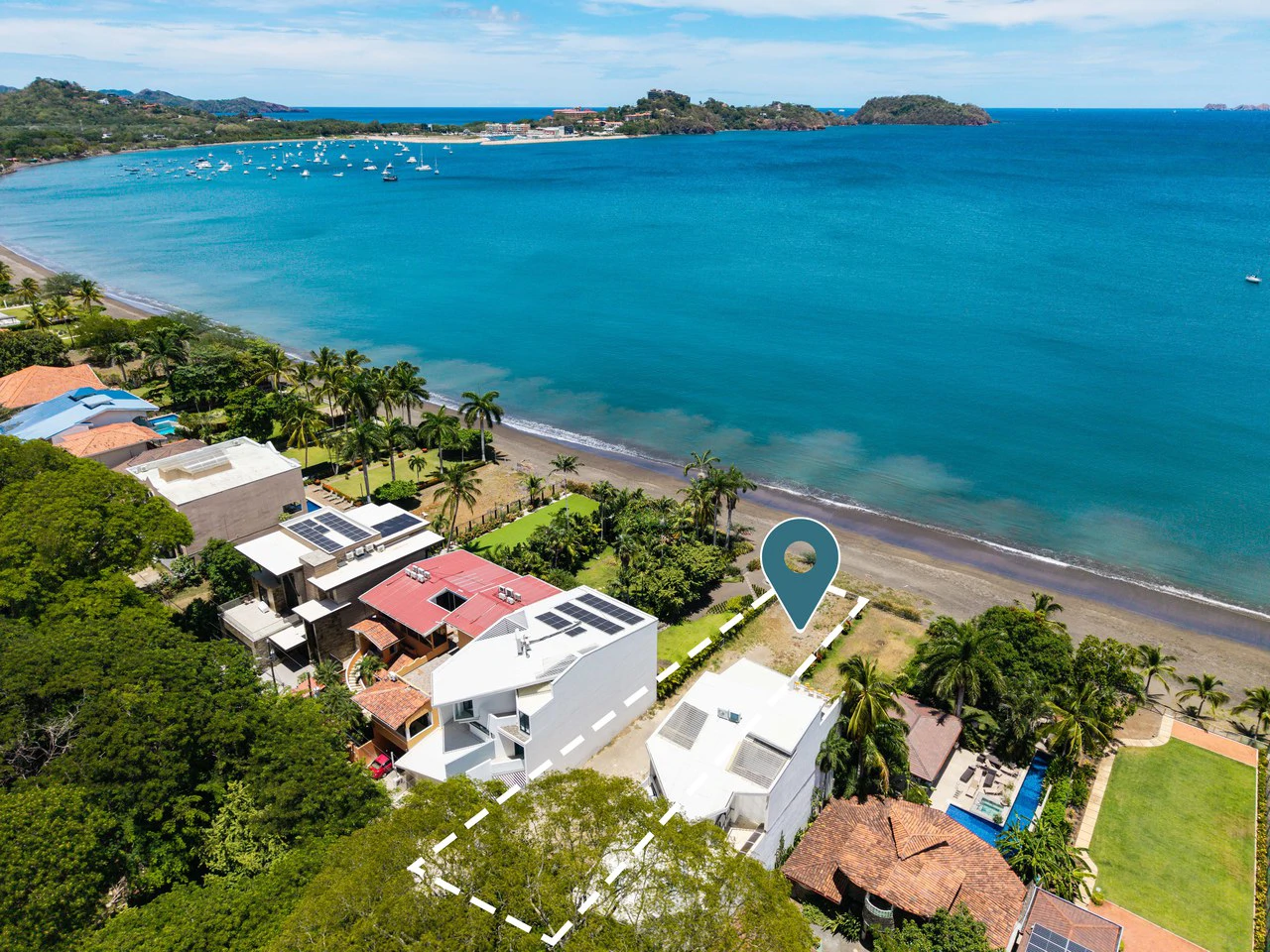 Titled Beachfront Lot: Expansive Pacific Views in Playa Potrero, Guanacaste, Costa Rica