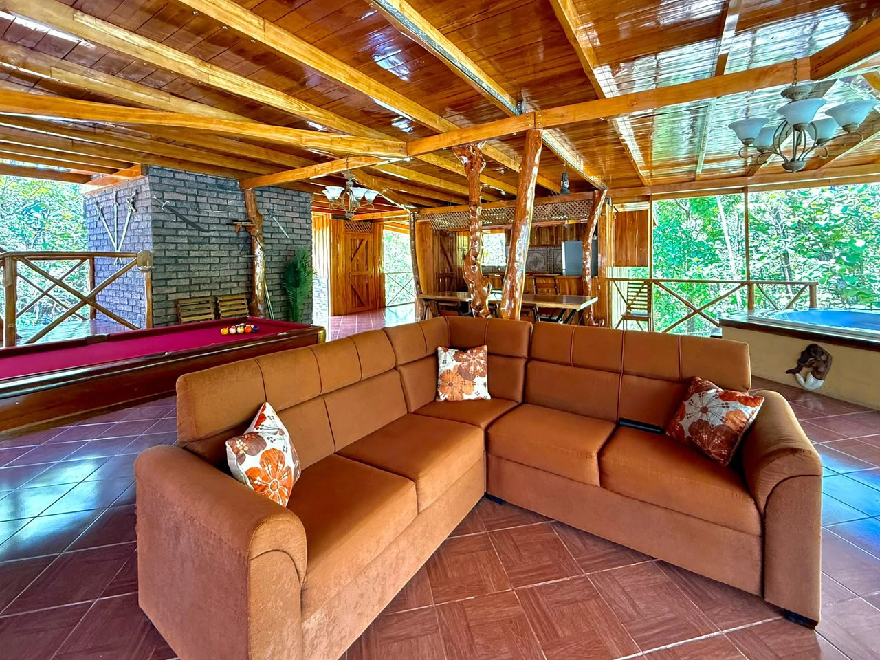 Cobano Jungle Lodge: Santa Fe de Cobano, Costa Rica  Tropical Home with Guest House,  Airbnb Potential & Jungle Privacy ONLY $249,000 USD! - Gallery image 10