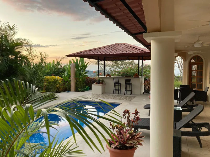 Ocean View 4-Bedroom Home with Pool in Gated Community